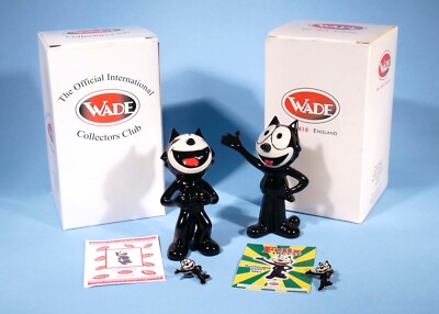 Wade Collectors Club Felix The Cat Laughing 2008 & Membership Piece 2007 * OVP