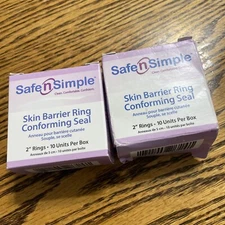 Safe n Simple Skin Barrier Ring Conforming Seal 2" SNS684U2 2 Boxes 19 Total