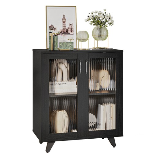 Sideboard Kitchen Buffet Cupboard Living Room Cabinet TV Stand with 2 / 4 Doors - Picture 28 of 57