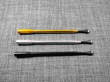 Extendable Cigarette Holders 1920s Style (BLACK/SILVER/GOLD) 6.5-14in. Lot of 3