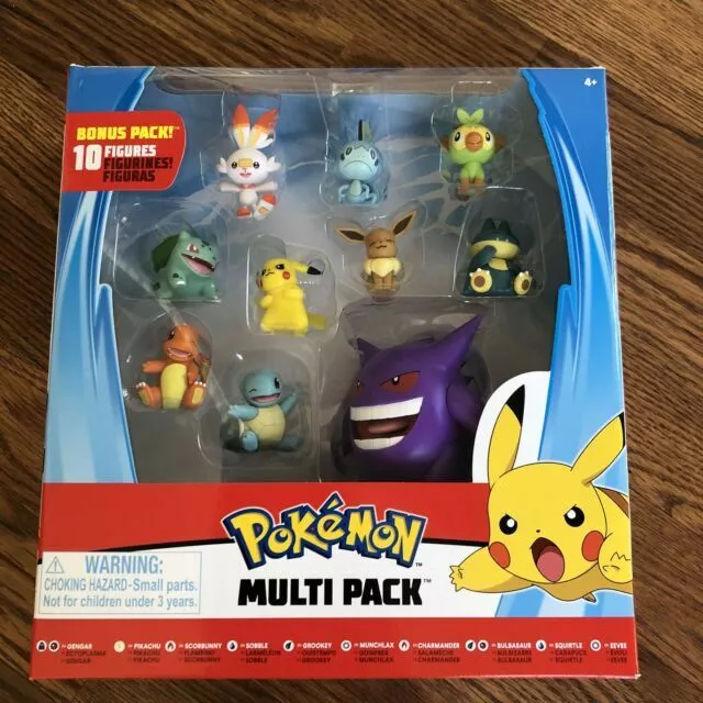 Pokemon pack 10 figurines, figurines