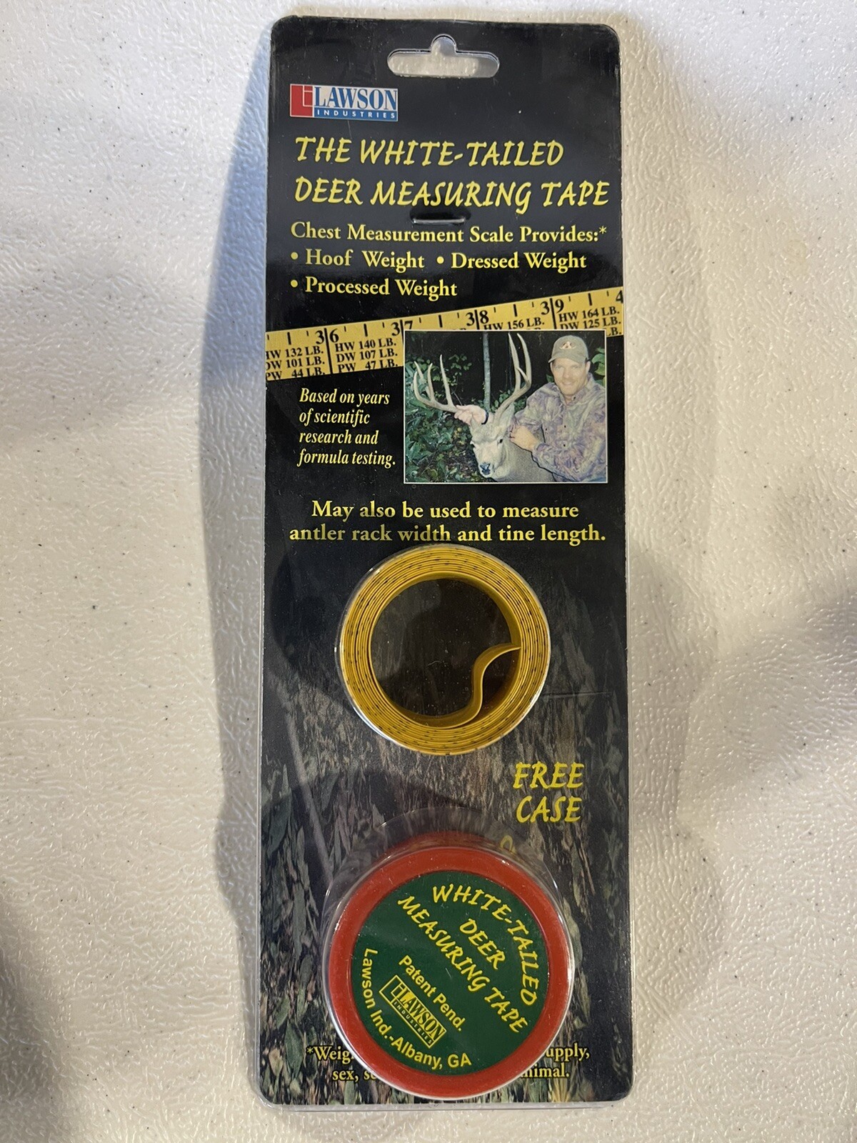 Whitetail Deer Measuring Tape Gives Approximate Hoof, Dressed