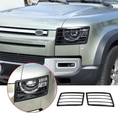 Metal Headlight Lampshade Protection Net Cover Fit for Defender 90 110 2020-2025
