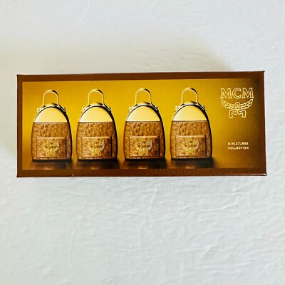 MCM SET OF 4 EAU DE PARFUM MINIATURE MINI COLLECTION GIFT SET 0.23 FL OZ/7 ML
