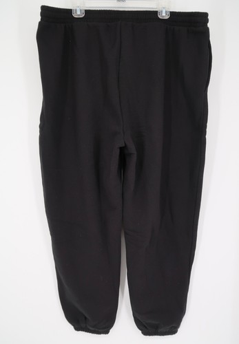 J. Crew Women's 2X Relaxed Heritage Fleece Sweatpants Black Size 2XL BV945 New - Picture 7 of 11