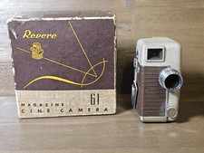 Camera Revere 8 Model B-61 8mm Magazine Cine Movie Vintage IN BOX