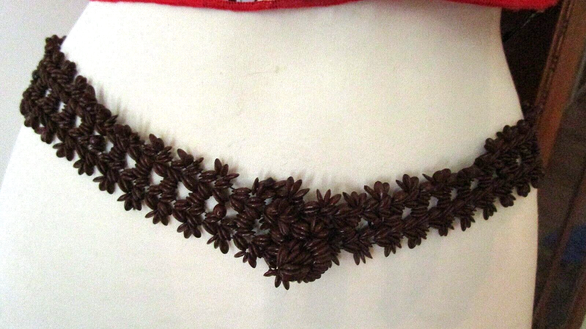 RARE* VINTAGE HAWAIIAN KOA SEED ~BELT w/SNAP CLOSURE~ + 3  display picture 3