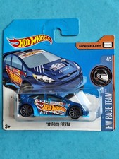 12 Ford Fiesta 210 🔥 1:64 Hot wheels 2017 Hw Race Team Bleu u4