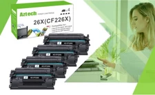 Toner Cartridge Replacement for HP LaserJet Pro Black 4-pack Compatible 