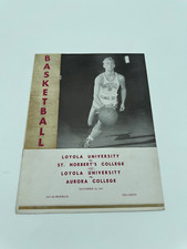 1947 Loyola University St Norbert's Aurora College Basketball Program Hildebrand