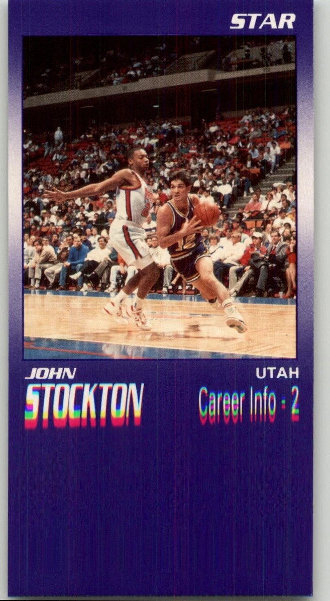 1990-91 Star John Stockton - John Stockton #8 for sale | eBay