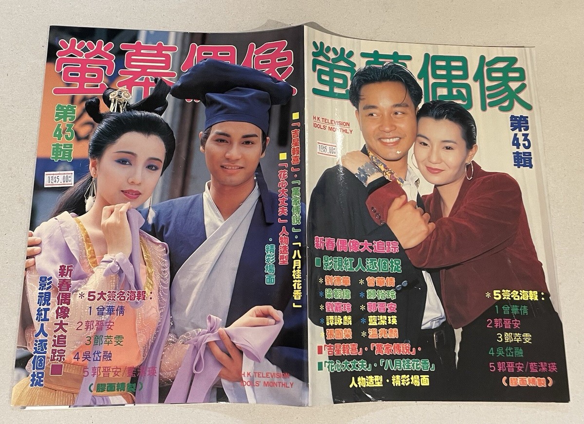 1989 螢幕偶像 #43 Hong Kong Television Idol's magazine 張國榮