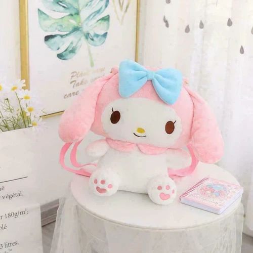 New Cartoon Backpack Plush Kuromi Women Bag Dog Cinnamoroll My Melody Backpack - Picture 12 of 21