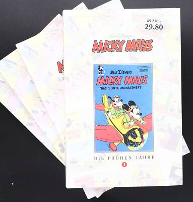 Micky Maus 1951 Die frühen Jahre Auswahl Band 1-12 HC Comic Album Ehapa -1955