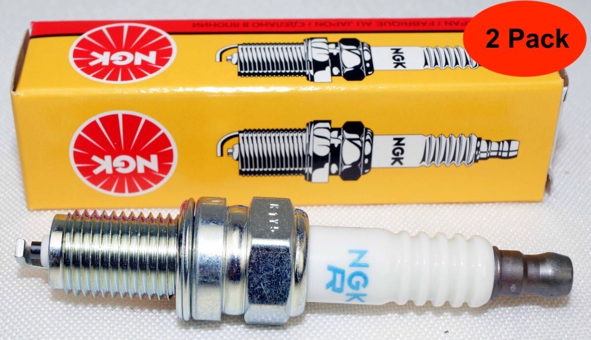 Set of 2 Genuine NGK 3481 Nickel Spark Plug DCPR6E Solid Tip