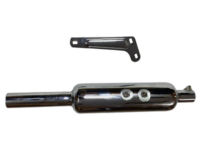 Standard Auspuff Schalldämpfer Verchromt für Royal Enfield 350