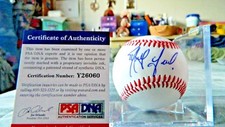 Michael Ynoa Signed California League Baseball Chicago White Sox PSA/DNA Y26060