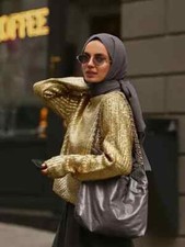 Ladies Elegant Fashion Loose Autumn Winter Sweater Women Warm Bright Casual Knit