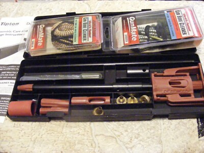 Tipton Deluxe Bore Guide Kit # 777-999 & 2 Gun Mate Bore Snakes, 20 Gauge & .270