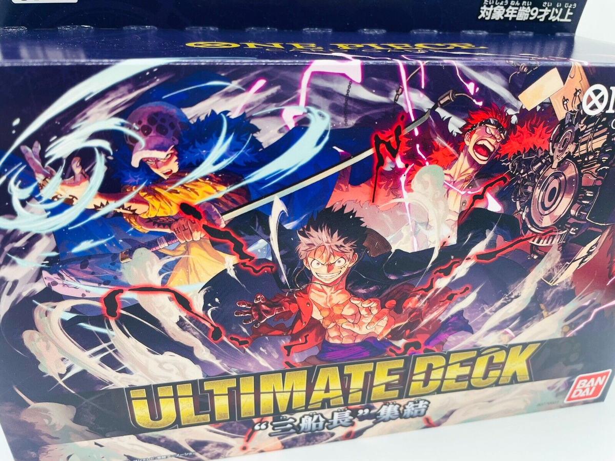 One Piece Card Game Bandai Ultimate Deck Three Captains Assemble