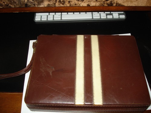 Vintage Reise Backgammon Koffer "Kayser Quality White Wines" NYNY - Bild 3 von 6