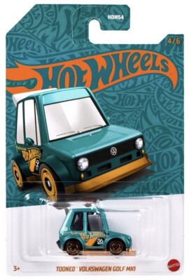 HOT WHEELS TOONED VOLKSWAGEN GOLF MK1 PEARL & CHROME 2024 | eBay