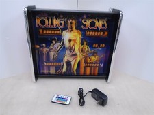 Bally Rolling Stones testa di flipper display LED scatola luminosa