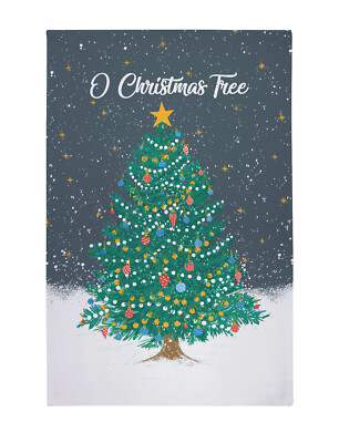 Geschirrtuch, O Christmas Tree, Oh Tannenbaum von Ulster Weavers