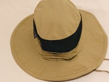 💎Columbia VINTAGE USA Made Rare MESH Quick Dry Khaki Sun Outdoor Hat Medium💎