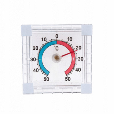 Selbstklebendes Indoor Outdoor Fenster Wand Analog Thermometer Home Office