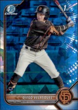 2022 BOWMAN CHROME PROSPECT 1ST SAPPHIRE SF GIANTS DIEGO RINCONES #BCP-65