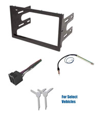 2 Din Car Stereo Radio Install Dash Kit Combo For 1998-2001 Vw Golf Jetta Passat