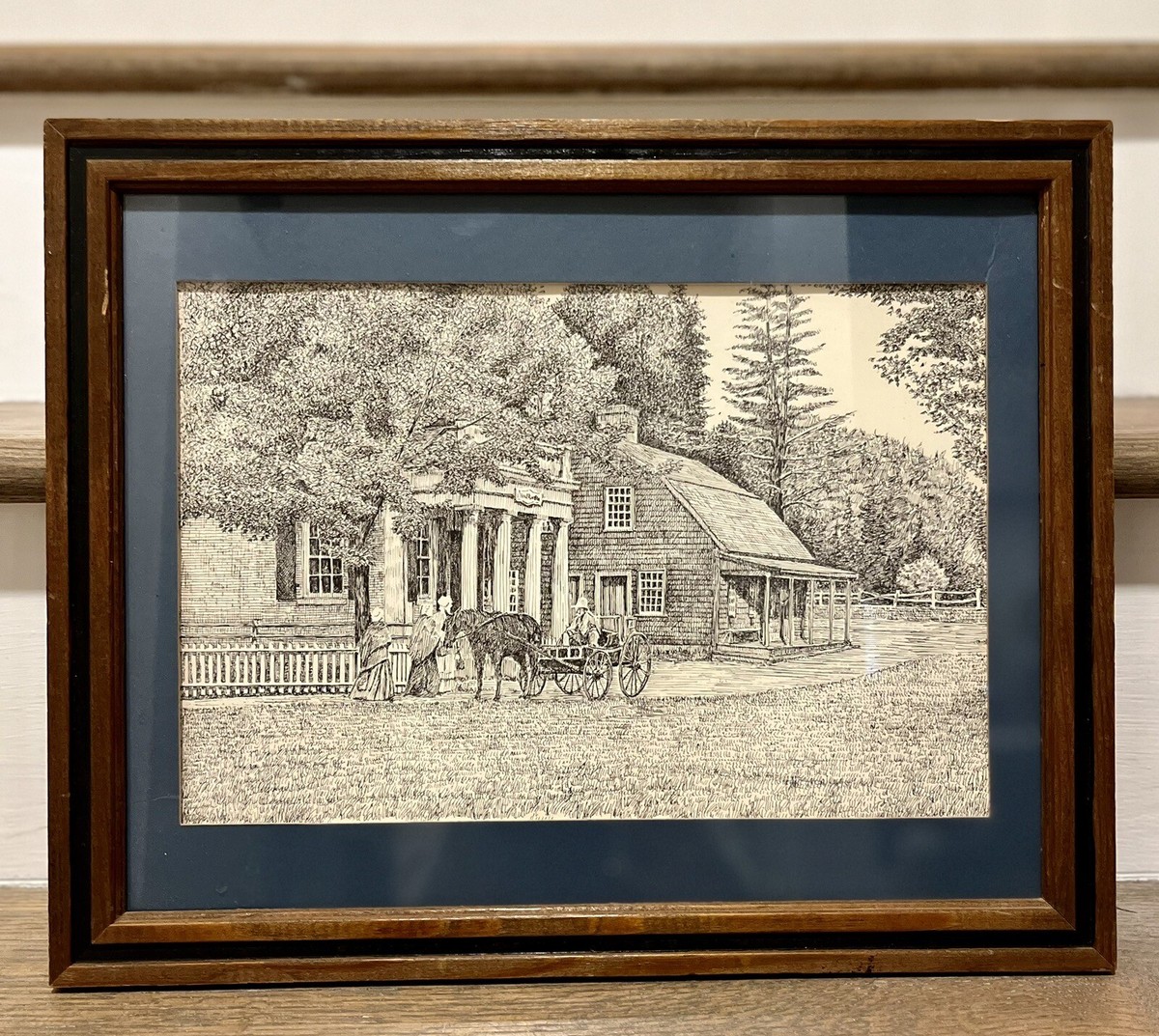Prints by Artist Clark M Goff Framed and Matted Sold As Set Or