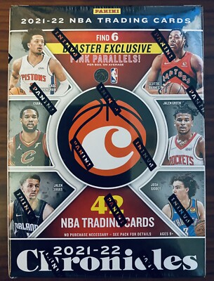 2021 2022 Panini Chronicles Basketball Blaster Box 42 Trading Cards