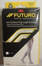 3M Futuro Medical Compression moderate Stockings White Medium