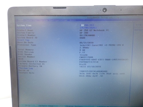 Portátil HP 250 G7 Intel i3-7020U 2,30 GHz 8 GB 256 GB SSD 15,6" #110 R - Imagen 2 de 8