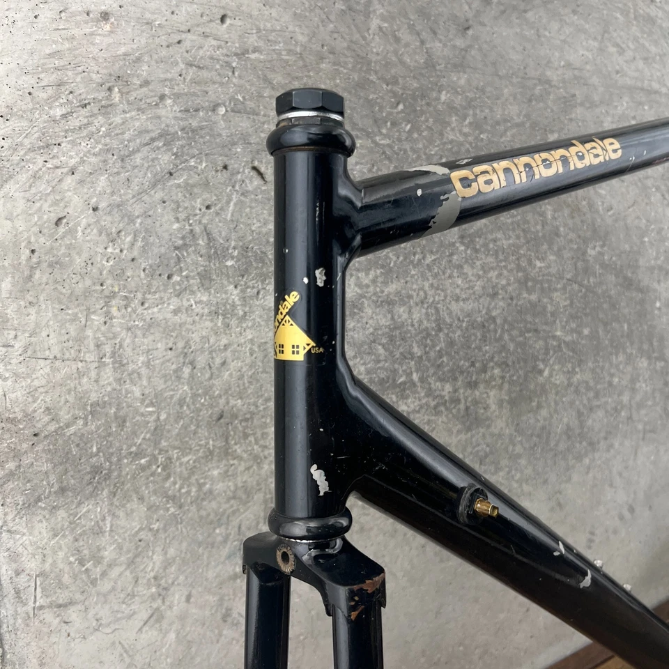 Juego de Marco Vintage Cannondale Black Lightning 60 cm USA Serie 3.0 700c 126 Alto Foto 3 de 4