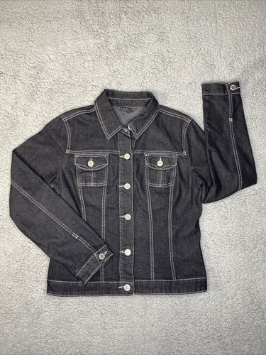 BACCINI Denim Jacket With Rhinestone 