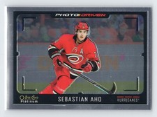 2021-22 O-Pee-Chee Platinum Photo Driven #PD6 Sebastian Aho