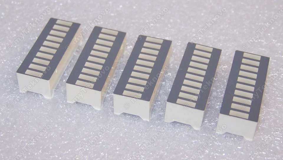 5x YELLOW LED Array BARGRAPH 10-Segs High Bright Intensity [for Arduino] USA - Image 4 of 4