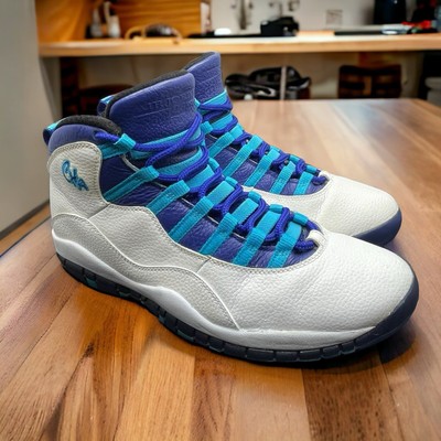 Air Jordan 10 Retro NBA Basketball Charlotte Hornets Shoes  display picture 3