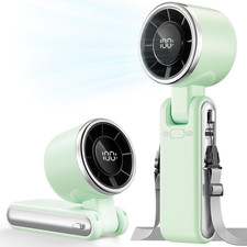 Portable Handheld Turbo Fan - 5 Gear High Speed 4000Mah Rechargeable Mini