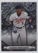 2023 Bowman Sterling Prospects Silver Refractor 83/100 Yasser Mercedes 17e8