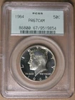 50C 1964 Kennedy Half Dollar PCGS PR67CAM - GEM CAMEO PROOF *  AvenueCoin