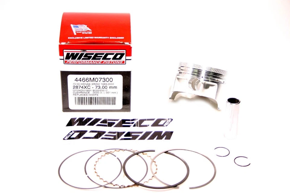 Kit de pistón Honda XR250L, 1991-1996, Std Wiseco - 4466M07300 - XR 250L Foto 2 de 2