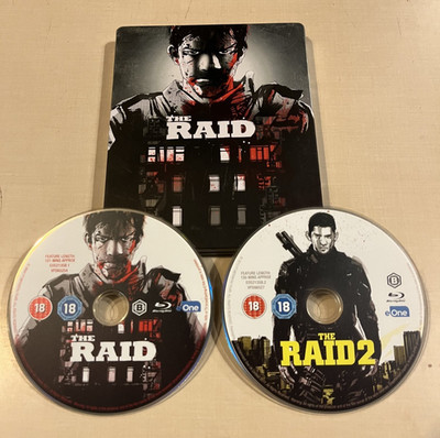 The Raid/Raid 2 Blu-ray Limited Edition Steelbook 2-Disc Set (REGION B IMPORT)