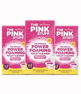 3x Stardrops The Pink Stuff Miracle Power Foaming Toilet Cleaner  Self-Activatin