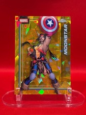 Moonstar 2026 Topps Chrome Marvel Comics Sapphire Edition #82 Gold Sapphire /50