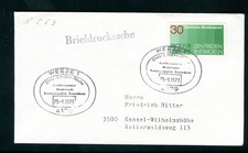 1973 Germany Three Country Week Netherlands Weeze Cover FFH, Freedom From Hunger