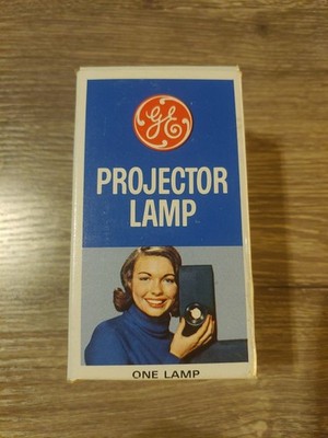 Vintage GE DMK Projector Lamp Bulb 120V 500 Watts NOS (New Old Stock) Bulb